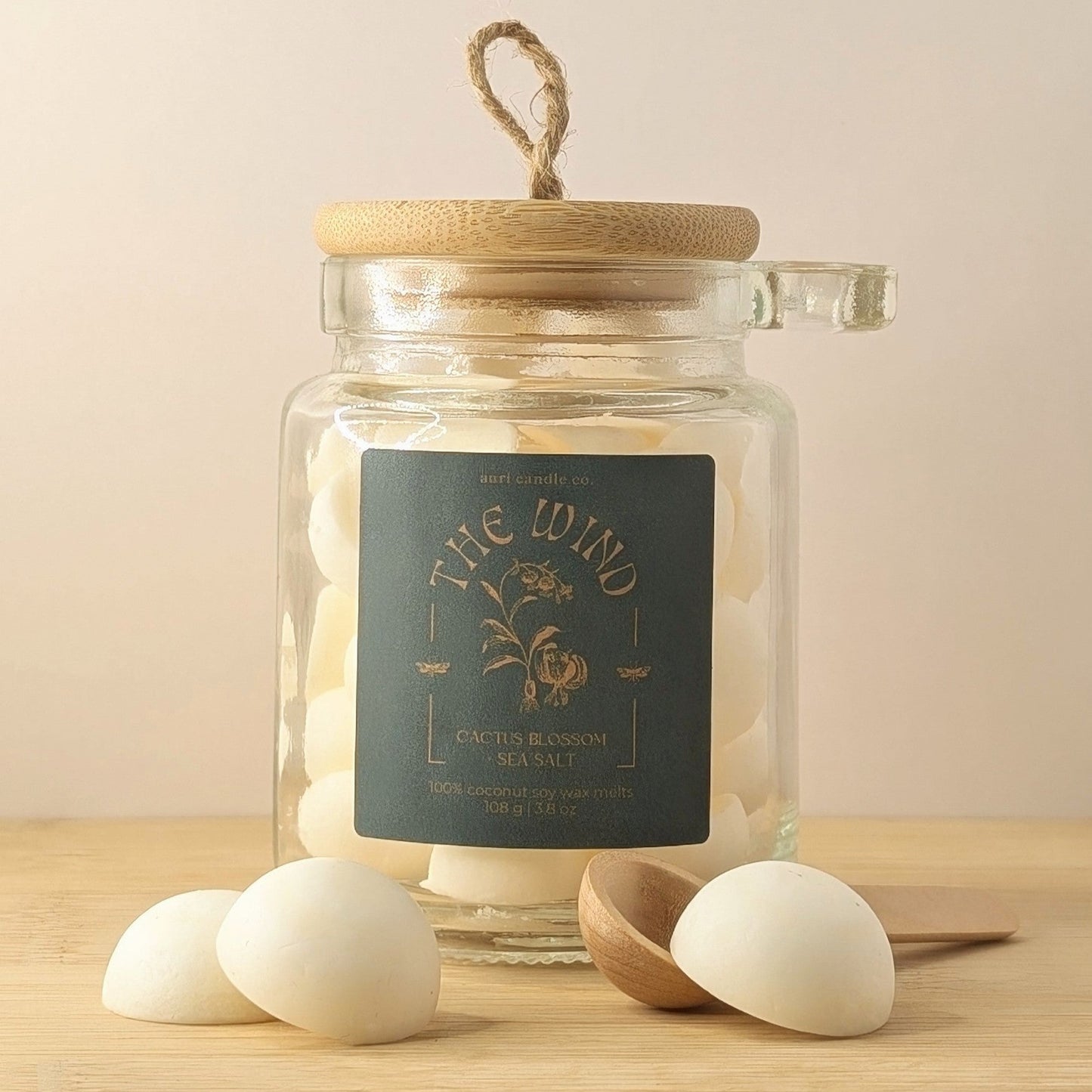 The Wind | Cactus Blossom + Sea Salt | Glass Jar