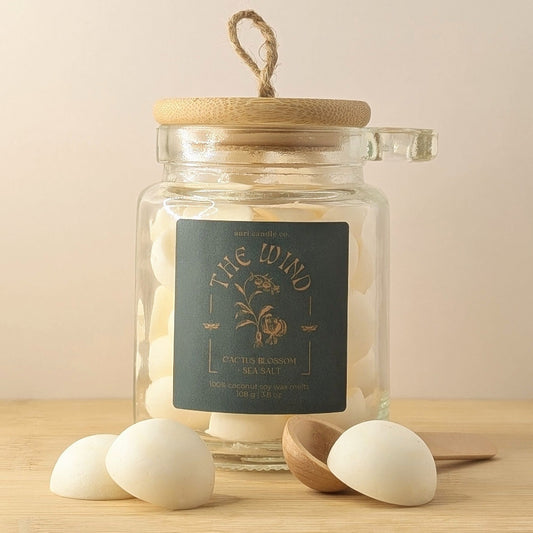 The Wind | Cactus Blossom + Sea Salt | Glass Jar