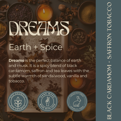 Dreams | Black Cardamom + Saffron Tobacco