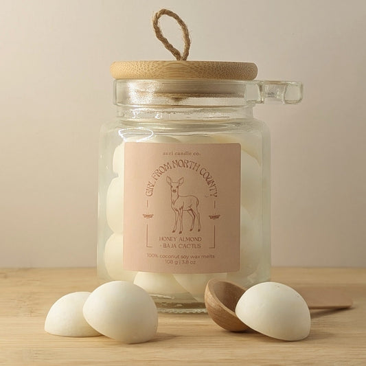 Girl From North County | Honey Almond + Baja Cactus | Glass Jar