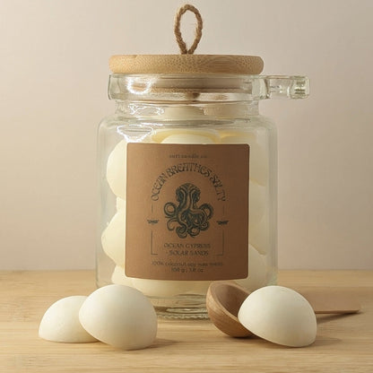 Ocean Breathes Salty | Ocean Cypress + Sel De Mer | Glass Jar