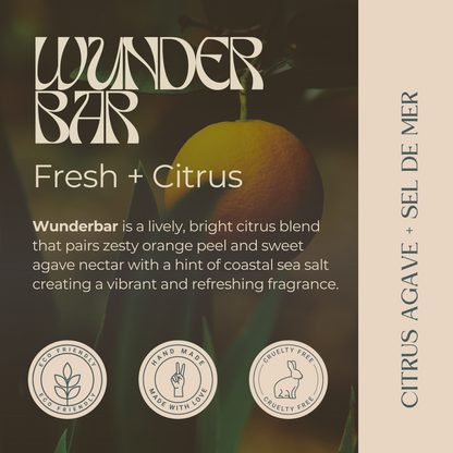 Wunderbar | Citrus Agave + Sel De Mer | Glass Jar